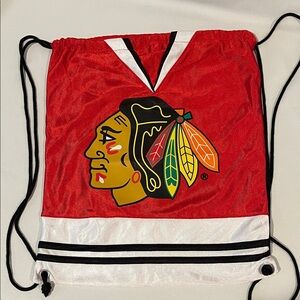 NHL Chicago Blackhawks Drawstring Backpack